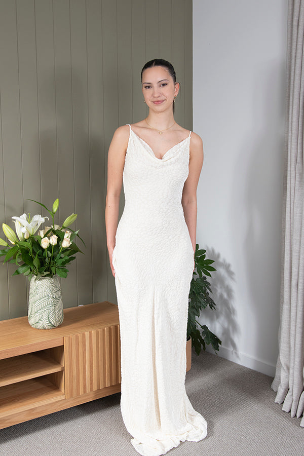 Leopard Devore Velvet Maxi