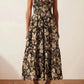 Palermo Linen Plunged Midi Dress