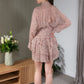 Paulette Long Sleeve Ruched Mini Dress