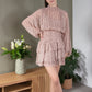 Paulette Long Sleeve Ruched Mini Dress
