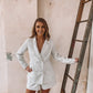 Stripe Blazer & Shorts