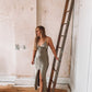 La Lune Bias Slip Dress in Sage