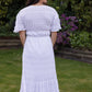Mirella V Neck Dress in White